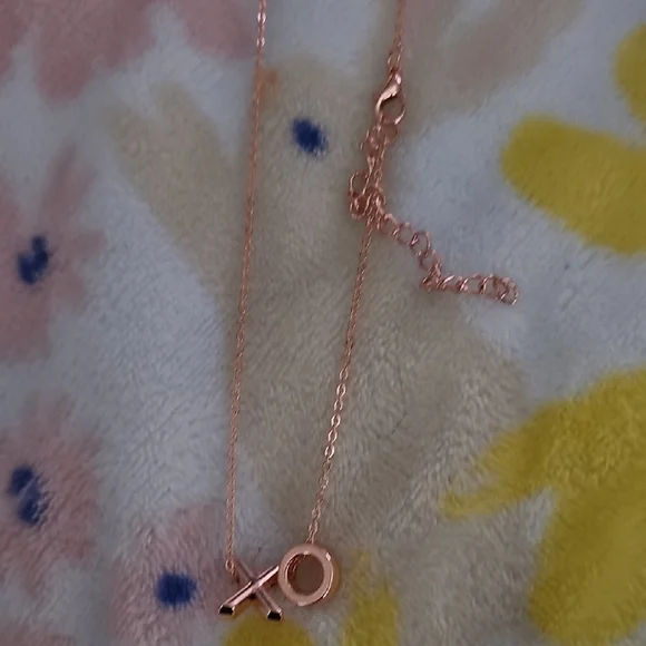 Paparazzi Rose Gold XO Necklace Set - Picture 3 of 4